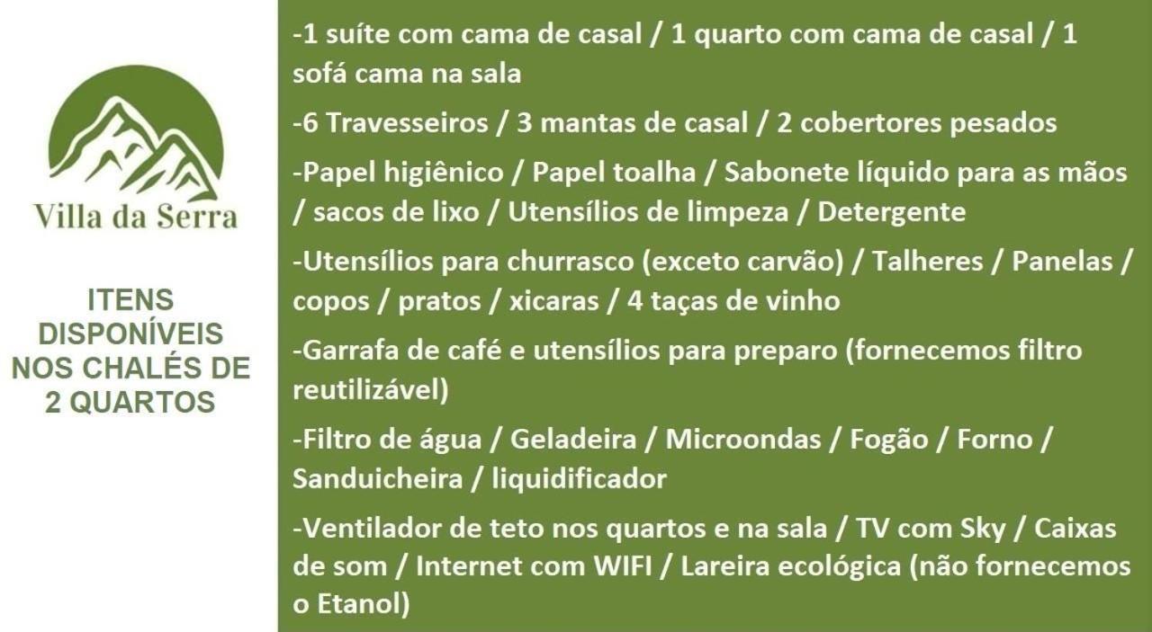 Villa Da Serra Chale Ibitipoca - 700M Do Centrinho Conceição da Ibitipoca Eksteriør billede